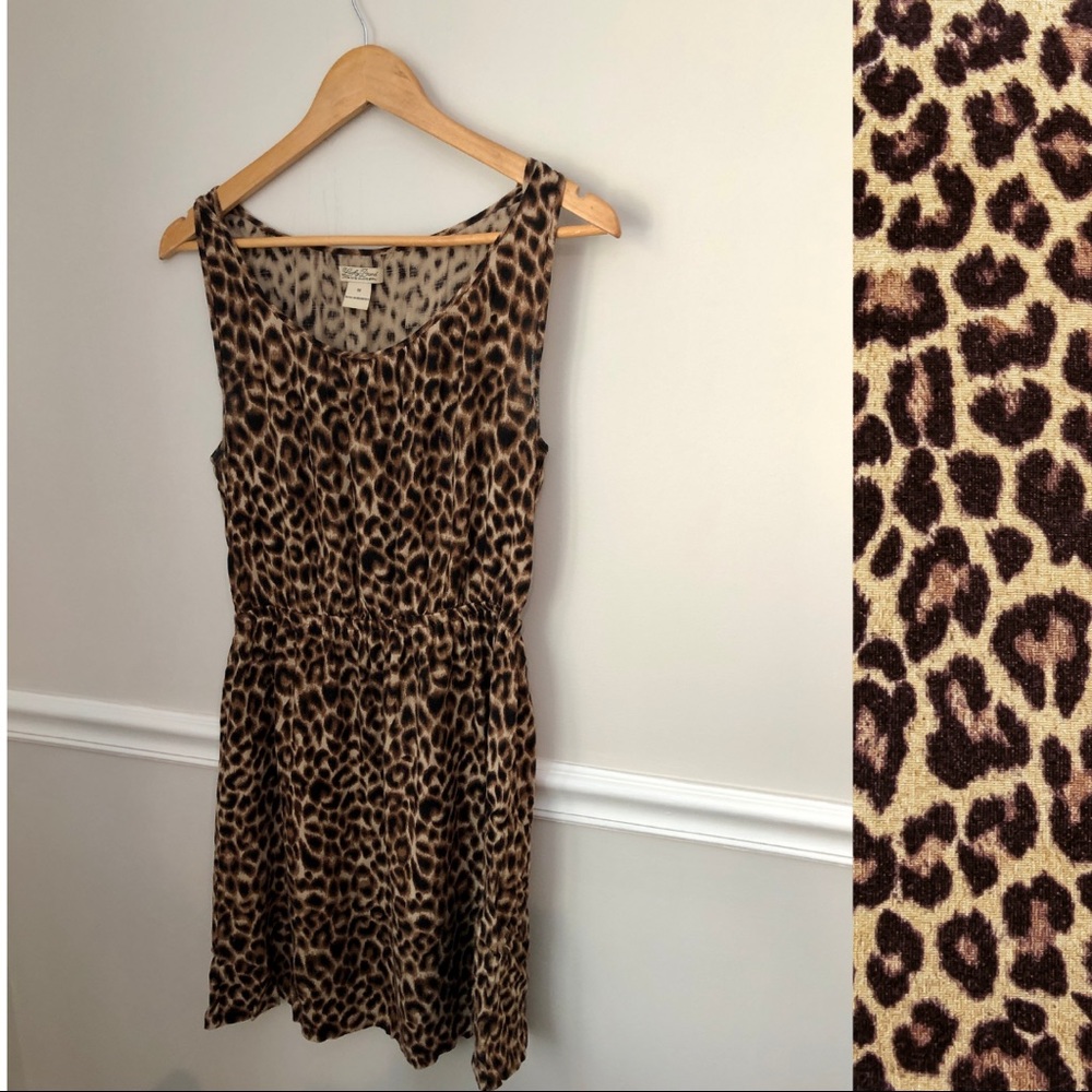 Lucky Brand Leopard print dress size M